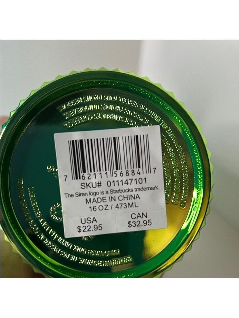 Starbucks 16oz Green Textured Tumbler NWT - Picture 4 of 4